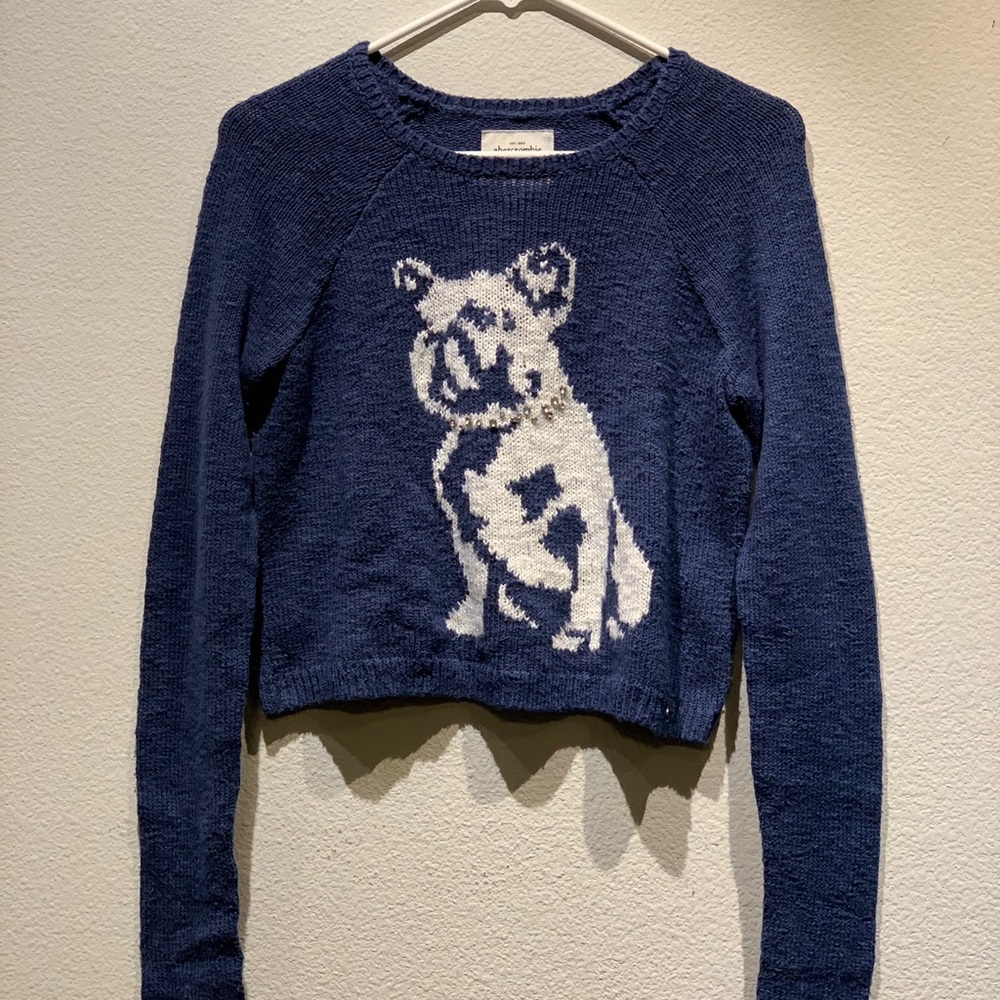 Navy Blue “Bulldog” Knitwear